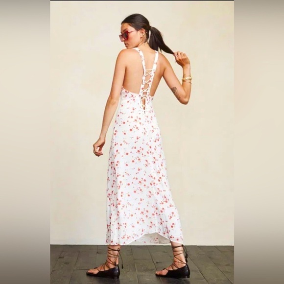 Reformation Dresses & Skirts - Reformation Corset Back Dress Floral Print Size 0